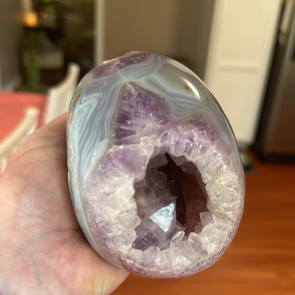 Amethyst Agate Egg - Picture 16 of 16